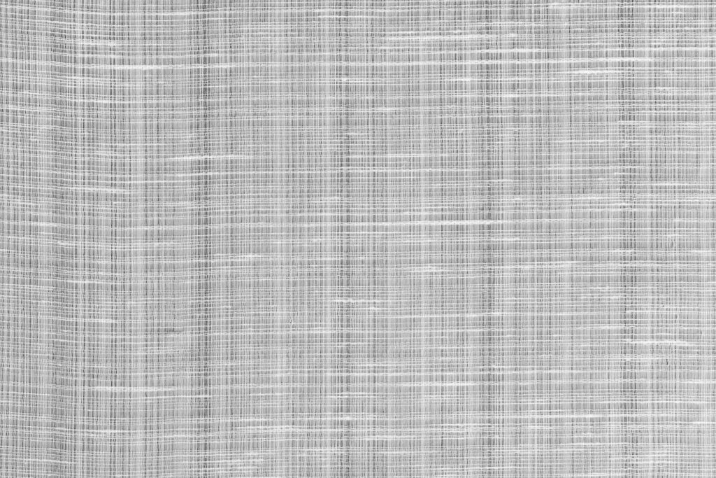 White cotton woven curtain fabric texture background